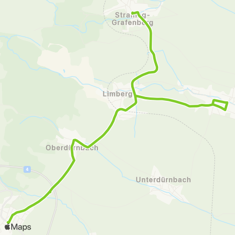 Verkehrsverbund Ost-Region Straning - Limberg-Maissau - Maissau map