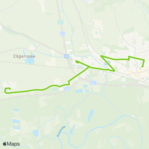 Verkehrsverbund Ost-Region Stockerau - Oberzögersdorf map