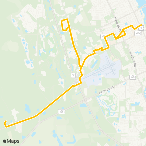 Votran Bethune / Dunn map