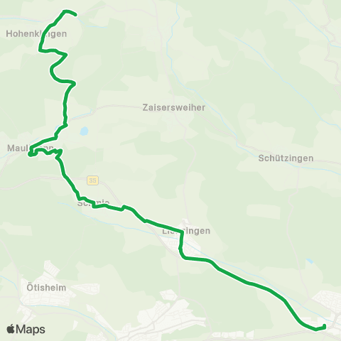Schulbusse Schulbusse Maulbronn - Illingen map