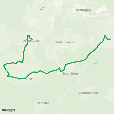 Schulbusse Schulbusse Conweiler - Neuenbürg - Birkenfeld map