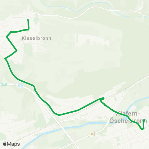 Schulbusse Schulbusse Niefern - Kieselbronn map