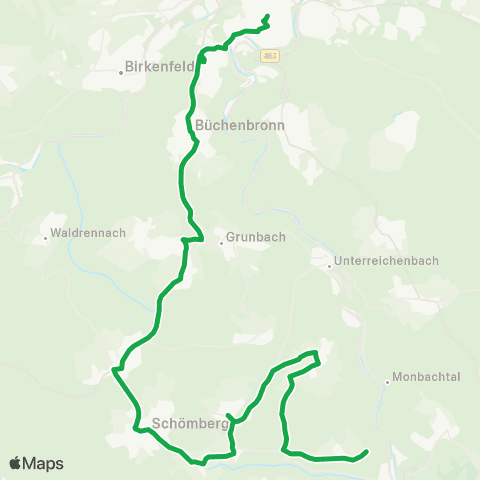 Schulbusse Schulbusse Unterlengenhardt - Schömberg - Engelsbrand - Pforzheim map