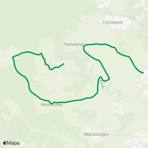 Schulbusse Schulbusse Heimsheim - Neuhausen - Steinegg map