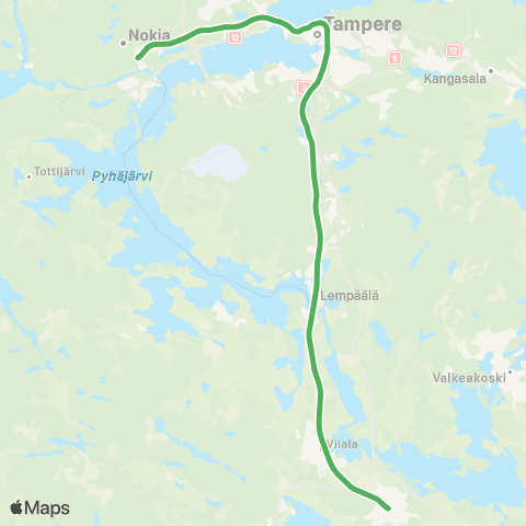 VR Lähijuna map