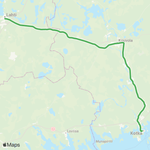 VR Lähijuna map