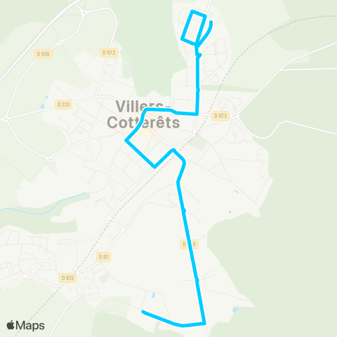 Villéo Retzéo Chopin - Bûcherons map