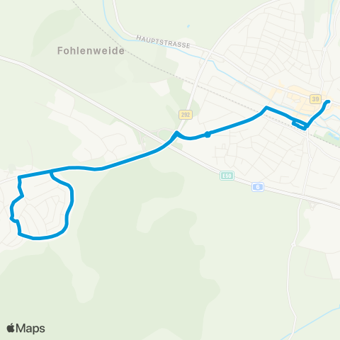 SWEG Sinsheim Hbf - Dühren (Industriegebiet) - Sinsheim Hbf map
