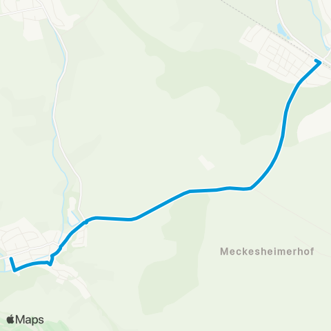SWEG Mauer Bahnhof - Schatthausen map