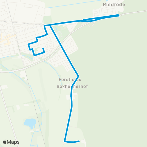 Verkehrsverbund Rhein-Neckar Bürstadt - Riedrode - Gärtnersiedlung map