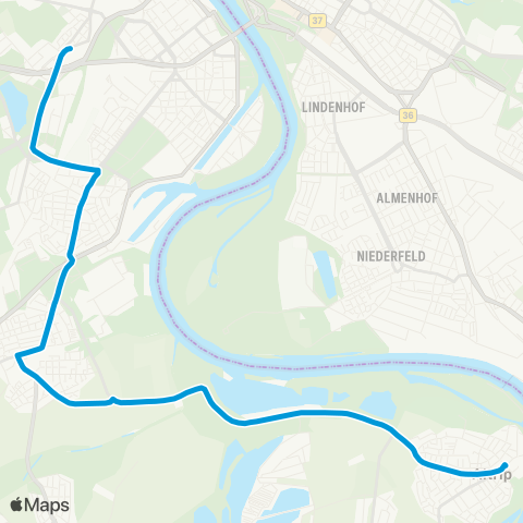 Verkehrsverbund Rhein-Neckar Altrip - Rheingönheim ( - Ludwigshafen) map