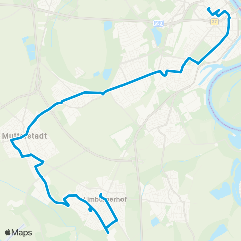 Verkehrsverbund Rhein-Neckar Ludwigshafen - Mutterstadt - Limburgerhof map