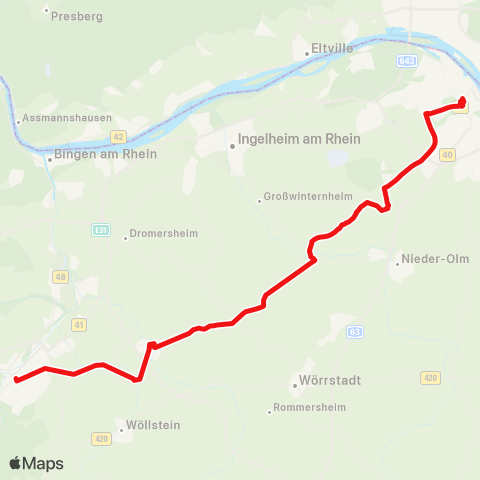 DB Regio Ringlinie: Heddesheim - Sportzentrum - Großsachsen - Leutershausen map