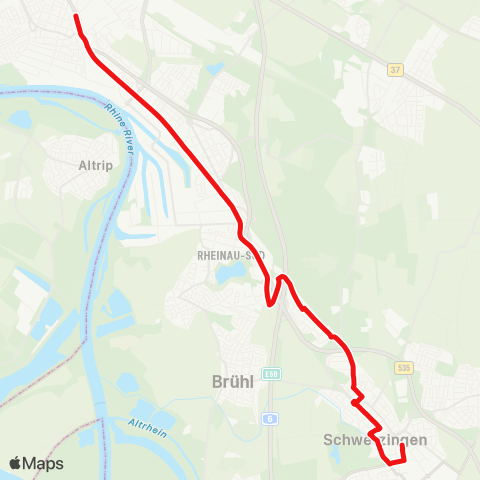 DB Regio Schwetzingen - Hirschacker - Rheinau - Neckarau map