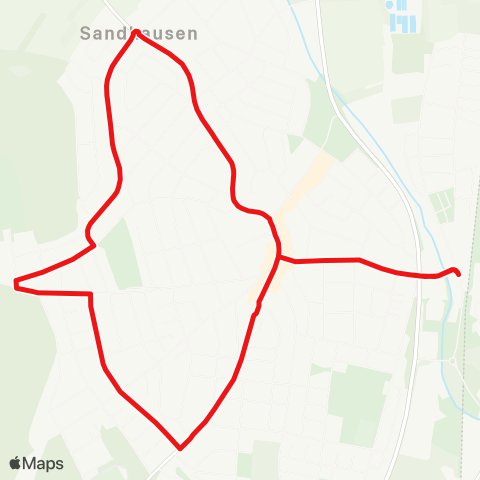 DB Regio Ortsbus St. Ilgen Bahnhof - Sandhausen map