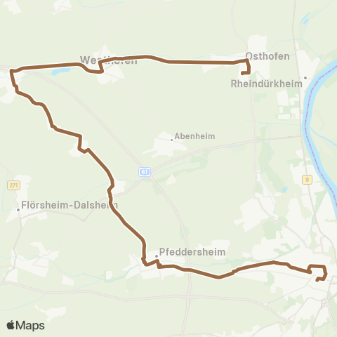 Verkehrsverbund Rhein-Neckar Worms - Pfeddersheim - Mörstadt - Gundersheim - Westhofen - Osthofen map
