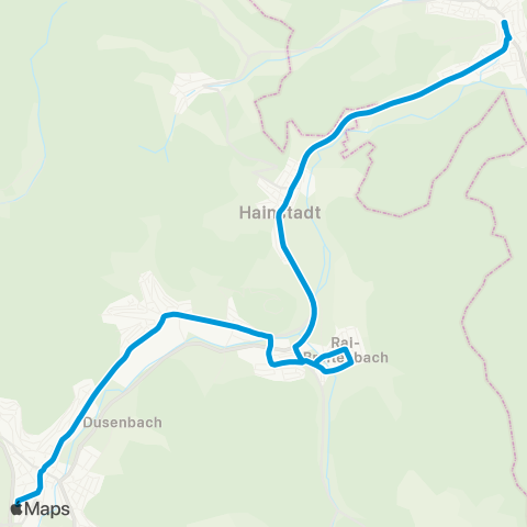 VRN Höchst - Sandbach - Neustadt - Hainstadt - Mömlingen map