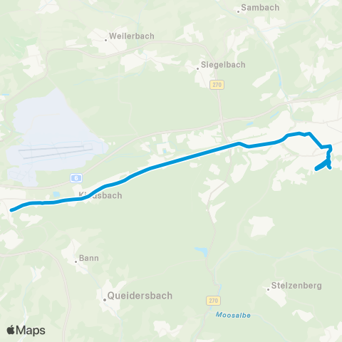 VRN Kindsbach - Landstuhl map