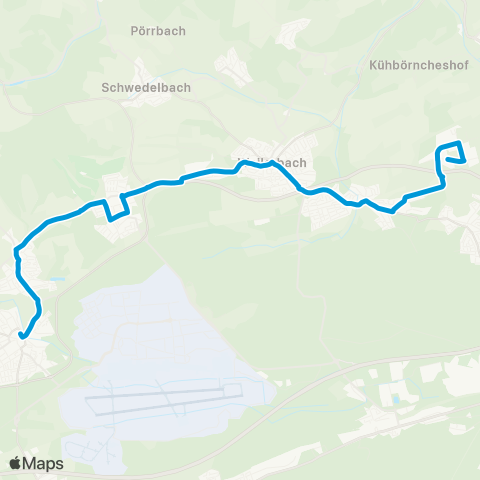 VRN Kaiserslautern IG Nord - Ramstein map