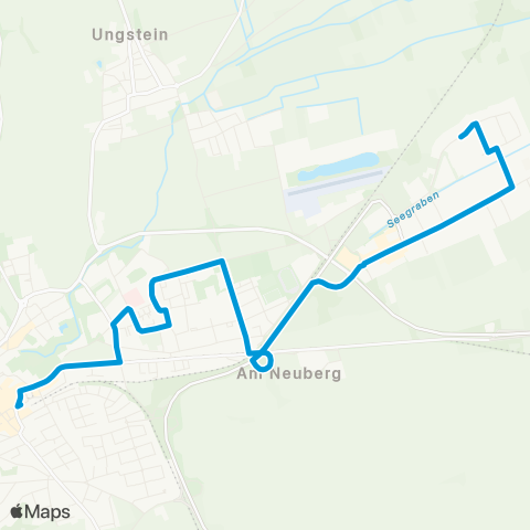 Verkehrsverbund Rhein-Neckar Bad Dürkheim Bad Dürkheim Bahnhof - Gewerbegebiet Bruch map
