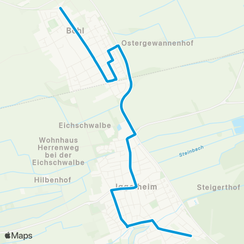 Verkehrsverbund Rhein-Neckar Böhl-Iggelheim Böhl - Böhl Bf - Iggelheim map