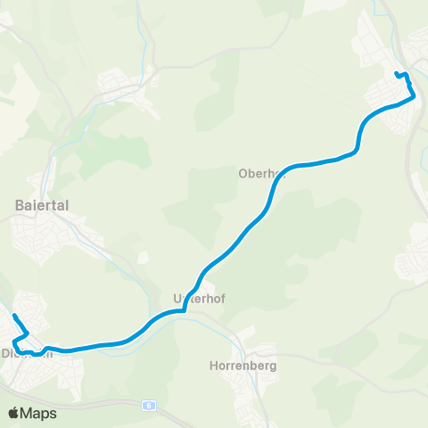 Verkehrsverbund Rhein-Neckar Dielheim Dielheim - Meckesheim map