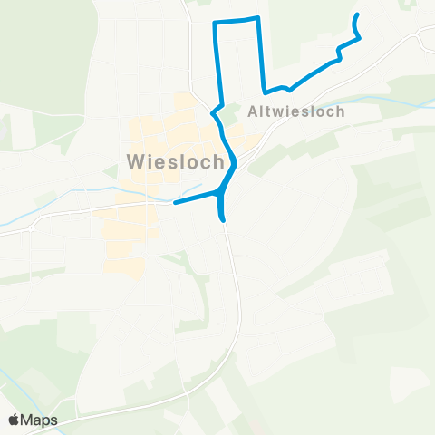 Verkehrsverbund Rhein-Neckar Wiesloch Eichendorffstr-Ringstr.-Keitelb. / Friedhof-Ringstr.-Eichend. map
