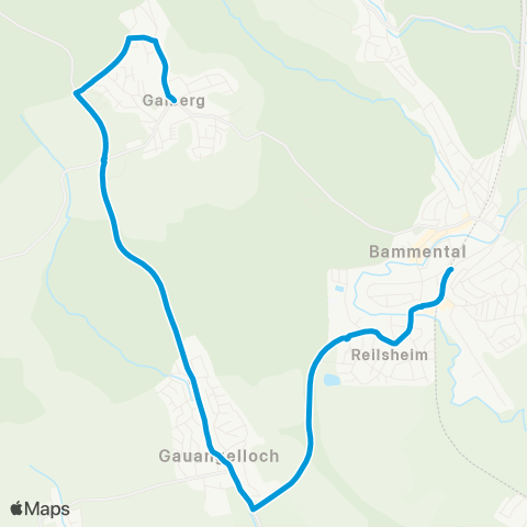 Verkehrsverbund Rhein-Neckar Reilsheim - Gauangelloch - Gaiberg map