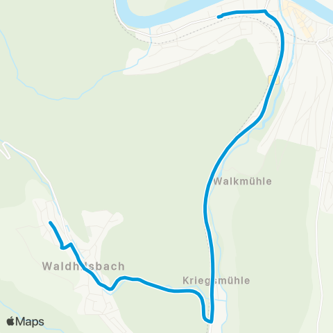 Verkehrsverbund Rhein-Neckar Neckargemünd Neckargemünd - Waldhilsbach map