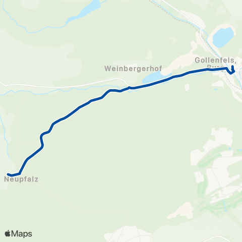 Rhein-Nahe Nahverkehrsverbund GmbH Stromberg Gerbereiplatz - Walderlebniszentrum Soonwald map