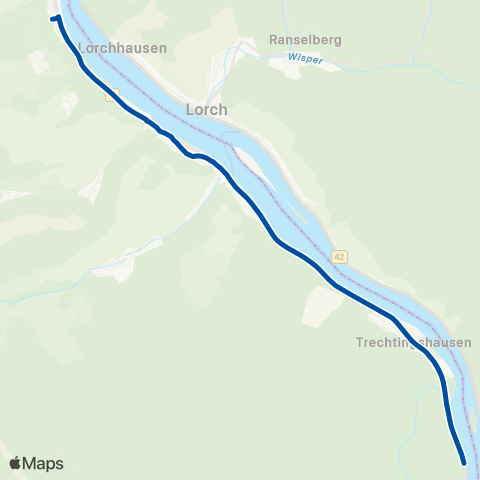 Rhein-Nahe Nahverkehrsverbund GmbH Bacharach - Manubach - Niederheimbach - Oberheimbach map