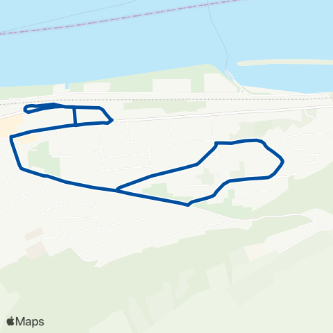 Rhein-Nahe Nahverkehrsverbund GmbH Bingen Stadtbahnhof - Rochusallee - Hildegardishaus und zurück map