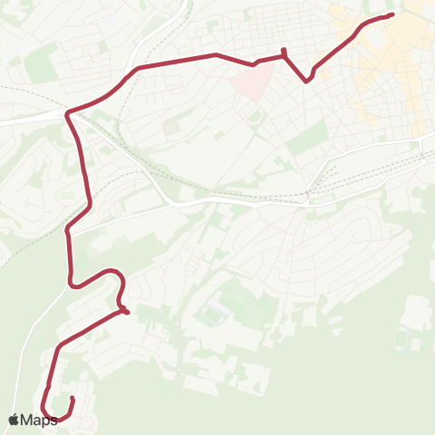 Stadtwerke Kaiserslautern Verkehrs-AG KL Stadtmitte - Rauschenweg - Uni-Wohngebiet map