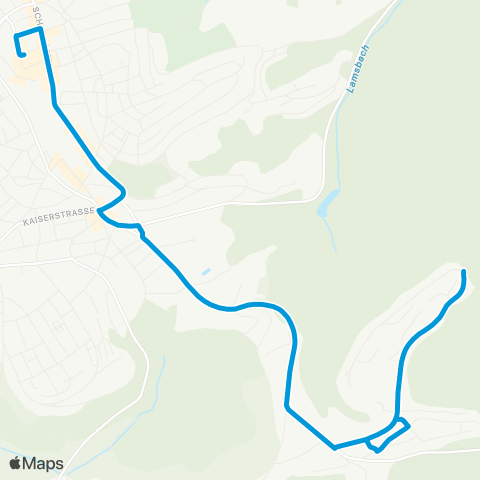 Verkehrsverbund Rhein-Neckar PS Exerzierplatz - Ruhbank (Platte) map