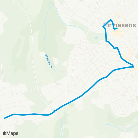 Verkehrsverbund Rhein-Neckar PS Gewerbegebiet West - Exerzierplatz map