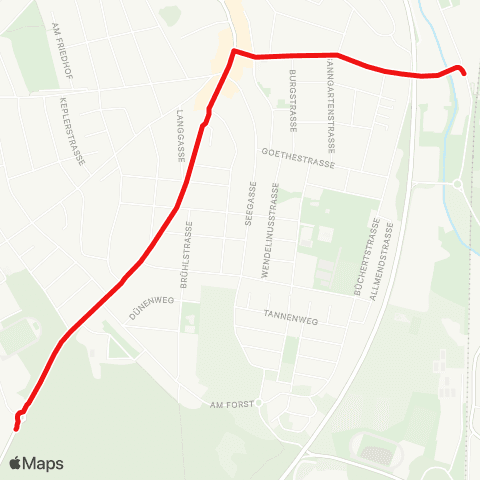 DB Regio Pendelbusverkehr zum Heimspiel des SV Sandhausen Sandhausen, Sportzentrum - St. Ilgen, Bahnhof map