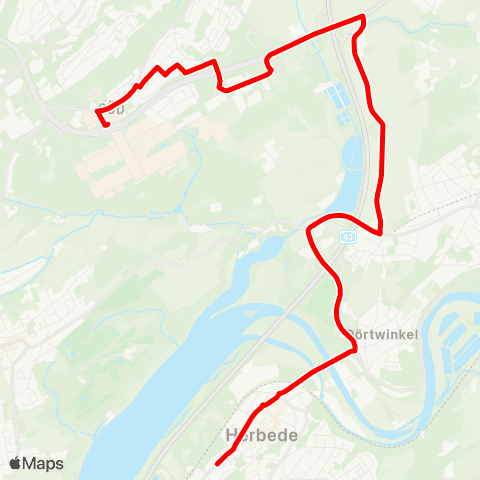 VRR BO-Querenburg - WIT-Heven - Herbede map