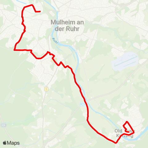 VRR HafenCenter - Speldorf - Broich - Mintard - E-Kettwig map