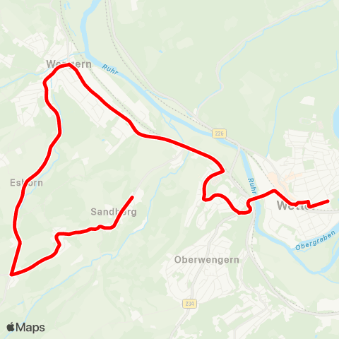 VRR Wetter Harkortsee - Wetter Am Hax map