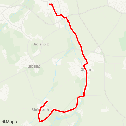 VRR Korschenbroich-Rubbelrath - Kleinenbroich Bf map