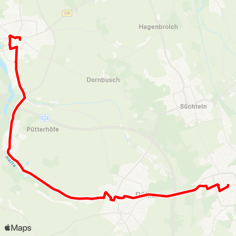 VRR Viersen - Nettetal-Lobberich map