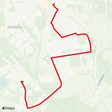 VRR Göllenkamp - Mengede Markt map