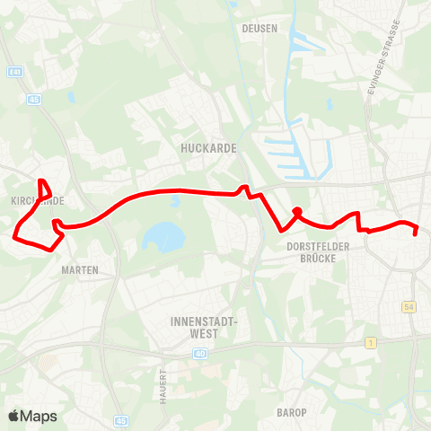 VRR Kirchlinde Zentrum - Reinoldikirche map