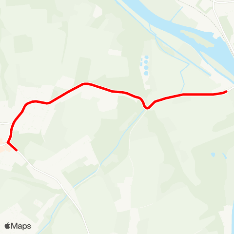 VRR Essen Burgaltendorf - Hattingen Schwimmbrücke map