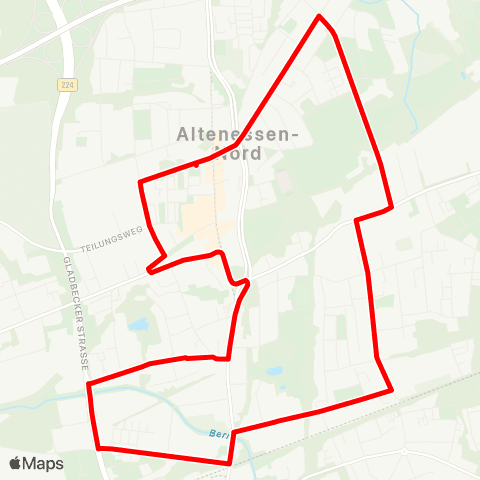 VRR Karlsplatz - Rahmviertel - Altenessen Bf - Karlsplatz map