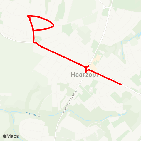 VRR Tommesweg - Fängershof - MH-Sunderplatz - Erbach map