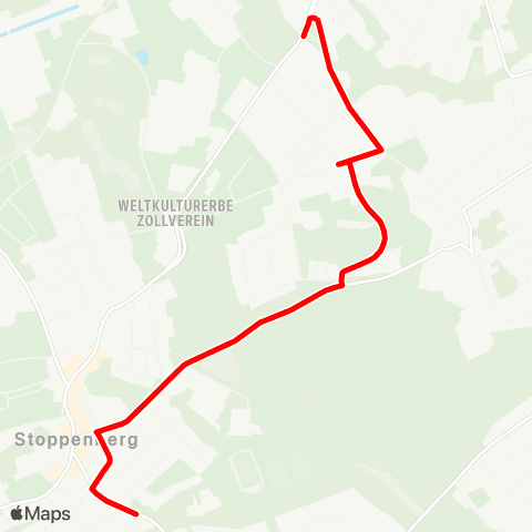 VRR Schultenkamp - Drostenhof - Abzw. Katernberg map