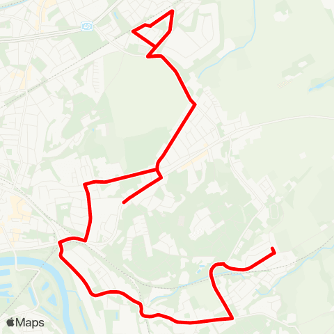 VRR Eiberg Kirche - Horster Str. - Wackenberg - Freisenbruchstr. map