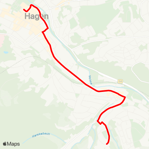 VRR Eilperfeld - Eilpe - Elisabethstr. - Stadtmitte map
