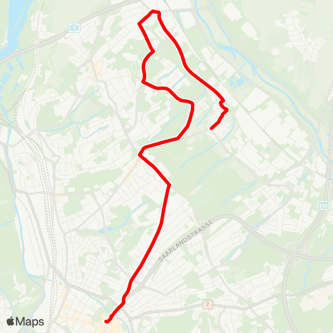 VRR Fley Heigarenweg - Helfe - Loxbaum - Hoheleye - Stadtmitte map